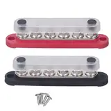 ViaGasaFamido 2Ocs 300VAC 48VDC 150A Bus Bas Wire Kupferschiene Verdrahtungsleiste Umleitungsschiene für Autos, Automobile und Schiffe