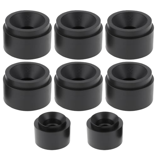 LT Easiyl 8 Stücke Auto Motorhaube Stop Stoßstange Dichtung Installation Gummi Schutz Ring 07C103226B 06J103226A Kompatibel mit Volkswagen