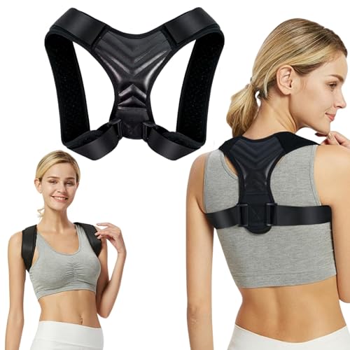 ETRSAIRL Rücken Geradehalter, Haltungskorrektur Rücken, Rückenstützgürtel für Damen und Herren, Rückenstütze für Gerade Haltung, Haltungstrainer, Back Posture Corrector, Körperhaltung Verbessern
