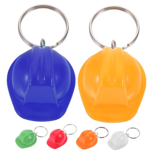 GARIOUANS 6pcs Mini Safety Hat Schlüsselbund Für Männer Für Party -konstruktionsparty Bevorzugt Schlüsselringe Und Rucksack -taschen -schlüsselringzubehör.