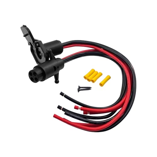 10AWG 4 Zinken Trolling Motor Stecker, Marine Trolling Motor Stecker und Buchse Boot Trolling Motor Socket Connector für Marine Boot Trolling Motor