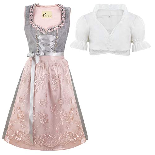 Alte Liebe 3tlg. Kinder Dirndl Spitzenschürze KD-103/116