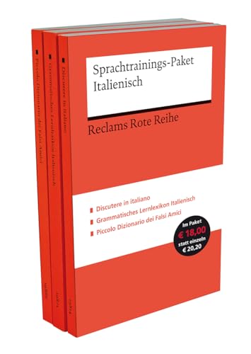 Sprachtrainings-Paket Italienisch: [Fremdsprachentexte] – 3 Bände eingeschweißt – Lernpaket; Italienisch lernen – 30096 (Reclams Universal-Bibliothek)
