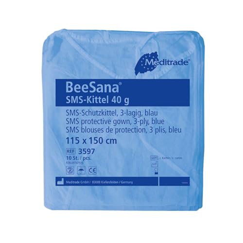 BEESANA 3597 SMS Kittel, 115 cm x 150 cm Größe (10-er pack)