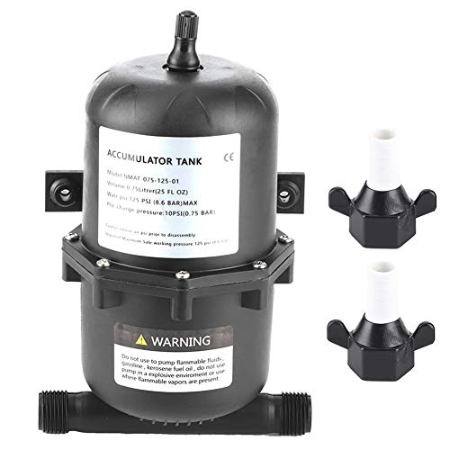 Druckspeicher-Speicherbehälter Für Boote, Speicherdrucktank Wasserpumpen-Durchflussregelung 0,75 L 125 Psi Wasserdicht Für Marine-Wohnmobilboote