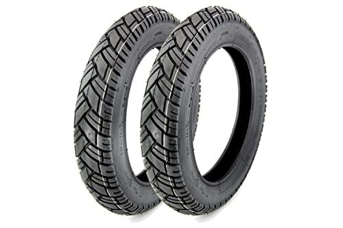 Bisomo 2x Reifen 2,75 x 16 Zoll VRM 094 Straßenprofil, 43J für Simson S50, S51, S70, S53, KR51, SR4-4 - Vee Rubber