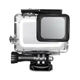 Wasserdichtes Gehäuse für GoPro Hero 7, schwarz, schützendes Unterwasser-Tauchgehäuse, 45 m mit Halterung für Go Pro Hero 6/5 & GoPro Hero 7 schwarze Sport-Action-Kamera