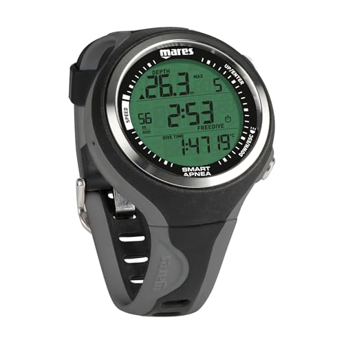 Mares SMART APNEA Dekompression Tauchcomputer Unisex – Erwachsene Schwarz/orange One Size