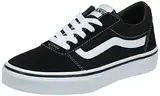 Vans Unisex Kinder Ward Sneaker Ward Trainers, (SUEDE/CANVAS) BLACK/WHITE, 39 EU