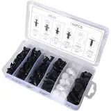 100 Stück Auto-Karosserie-Verkleidungs-Clips, Kunststoff-Nieten-Verschlüsse, Universal-Auto-Nylon-Clips, Stoßstangen-Clips, Universal-Auto-Karosserie-Befestigung, Nieten-Zierleisten-Clips