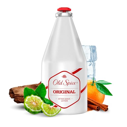 Old Spice Original After Shave Lotion, Kühlendes Aftershave Für Männer, Fantastischer Duft, Rasierwasser Mit Antiseptischer Wirkung, 100m