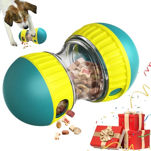 Dufuso Hundespielzeug Intelligenz, Slow Feeder für Hunde zur Verbesserung der Verdauung, Unterhaltsames Interaktives Hundespielzeug zur Futterausgabe, Entfesseln Sie Spaß und Snacks -Grün
