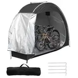 Fahrradzelt, Tragbare Fahrradschuppen, Gerätezelt, Fahrrad Garage, Outdoor Fahrradabdeckung, Camping Gartenzelt Kuppelzelte, 210D Oxford-Stoff, für Fahrräder Motorräder Gartengeräte Rasenmäher