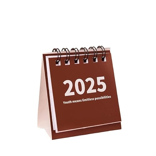 2025 Mini Einfacher Schreibtisch Kalender Niedliche tragbare Tasche Kleiner Tages planungs Kalender Zeitplan Desktop Dekoration verwalten