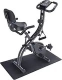 Sportneer Heimtrainer Fahrrad Klappbar – Ergometer Heimtrainer mit 16 Magnetische Widerstandsstufen, Spinning Bike Indoor mit Pulssensor, Ergometer Klappbar für Indoor Cardio Workout