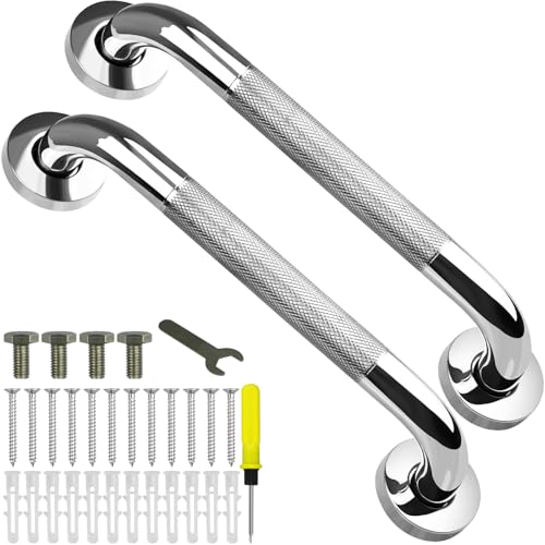 benlidoner Haltegriff für Badezimmer, 304 Edelstahl, Duschsicherheitsgriff, Anti-Rutsch-Behinderungshilfe, Outdoor-Handlauf für Küche, Schlafzimmer, Badewanne, Duschstufen, 2 Stück