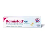 Kamistad Gel – schmerzlinderndes Gel bei leichten Entzündungen des Zahnfleisches und der Mundschleimhaut – hemmt Entzündungen, fördert die Heilung – 1 x 10 g