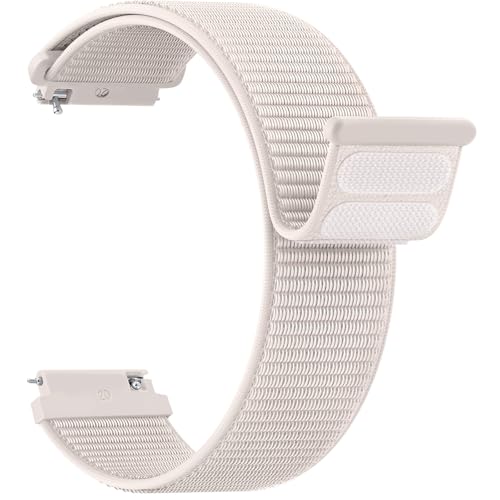 Yoohoo Uhrenarmband 18mm Nylon Armband Kompatibel mit Garmin Venu 2S/Venu 3S/Vivoactive 4S/Vivomove 3S/Forerunner 255s/255s Music/270s, Sport Loop Armband für Damen Herren