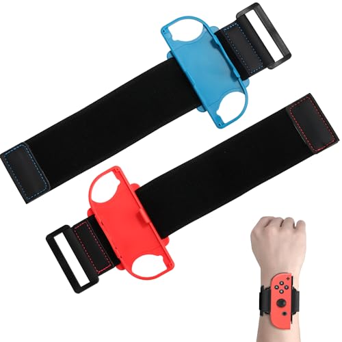 Prmape 2 Stück Just Dance Armband, Switch Dance 2024 2023 2022 2021, Switch Zumba Burn It Up, Ring Fit Adventure Switch für Erwachsene und Kinder