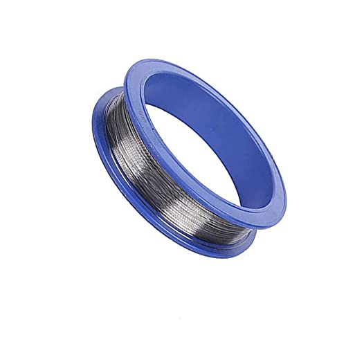 XMRISE Wolfram Fine Draht Filament Wolfram 99,95% Wolframrolle Metallspule Hohe Reinheit Länge 2m,Diameter 0.1mm