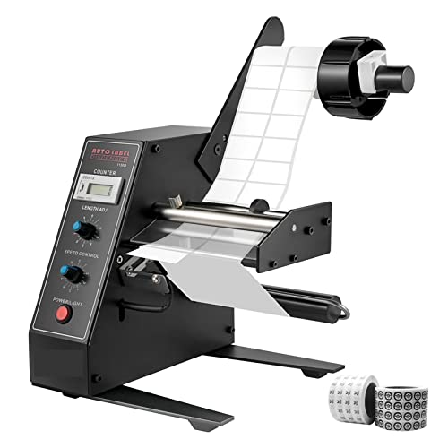 Automatisches Etikettenspendergerät 140 mm Al-1150d Tragbarer Etikett Applicator Aufkleber, der die Automatik -Etikett -Strippmaschine trennt Für Anfänger und Heimwerker