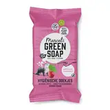 Marcel's Green Soap Hygienische Feuchttücher - Biologisch abbaubare Tücher - Patchouli & Cranberry - Auf Pflanzenbasis - Umweltfreundliche Reinigungstücher - Packung mit 60 Stück