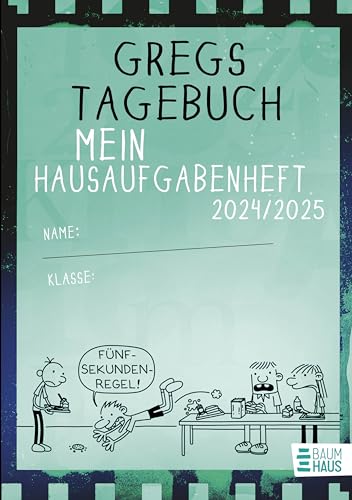 Gregs Tagebuch - Mein Hausaufgabenheft 2024/2025: Mit Stundenplan, Ferienkalender, Quiz, Notfallplan für Freistunden und vielen lustigen Greg-Comics