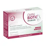 OMNi BiOTiC WOMAN | 14 Portionen | 4 Bakterienstämme | 10 Mrd. Keime pro Tagesdosis | Pulver | Vegan | Glutenfrei | Lactosefrei | Zur täglichen Anwendung | Einfach trinken