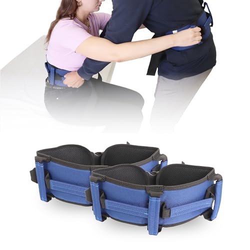 PEPE Mobility - Transfergurt mit 7 Griffen, Transferhilfen Bett Rollstuhl, Hebehilfe für Mobilitätseinschränkung (2 Stück)