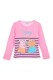 Peppa Pig Peppa Wutz Langarmshirt | Pullover Langarm | Shirt Baumwolle Gr. 98-116 | Sweatshirt (DE/NL/SE/PL, Numerisch, 98, Regular, Rosa)