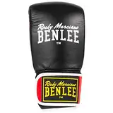 Benlee Rocky Marciano Unisex – Erwachsene Baggy Leather Bag Mitts, Black/Red, XL