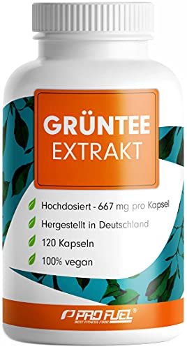 Grüntee Extrakt 120x Grüner Tee Kapseln - 1333 mg pro Tag, davon 600 mg EGCG - Grüntee Kapseln hochdosiert + Schwarzer Pfeffer - Grüner Tee Extrakt mit 98% Polyphenolen - laborgeprüft - 100% vegan