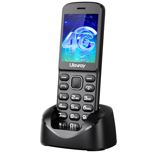 4G Volte Kabelloses Haustelefon und Seniorenhandy 2-in-1, Entsperrtes Handy mit Bluetooth, SIM-Karte Nötig, 1400 mAh Akku, Ideal für Senioren und als Ersatzgerät