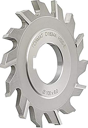 Format Scheibenfräser DIN885 HSSE Typ HR Form A Kreuzverzahnt 80x6mm