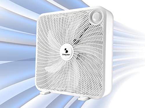 BEPER P206VEN550 Box Ventilator 50 cm - Box Fan, Konzipiert für Große Umgebungen