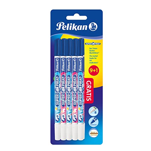 Pelikan Tintenlöscher Super Pirat B 9 + 1 Aktion, 10 Stück (1er Pack)