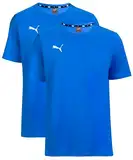 PUMA T-Shirt Kinder 2er Pack Doppelpack - Blue - Gr. 140