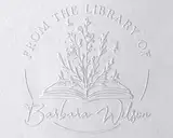 Prägestempel Personalisiert Stamp by Me | Book Embosser Personalisiert | Buchpräger Personalisiert | Book Stamp Ex Libris Selbstfärbend, Personalisierbar
