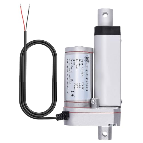 Justech Linearmotor Verstellantrieb Toröffner Linear Actuator Motor 12v DC 750N 50mm Lineartechnik Electric Motor Putter Gleichstrommotor Elektro Zylinder Schubstangenmotor für Auto Möbel usw.