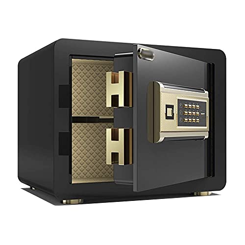 ZEDARO Safes Safes， Safes Safes， Kann die Wand oder den Schrank betreten Haushalt Kleine Stahlproduktion Diebstahlsichere Safes mit großer Kapazität 25 cm Truhe，C