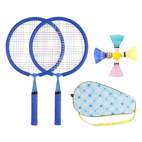 Federballschläger für Kinder – Ersatz für Badmintonschläger | Federball-Set, Badmintonschläger für Kinder im Alter von 3–12 Jahren, Kindergarten, Grundschule, Teenager zum ersten Mal, Schläger mit per