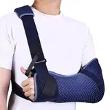 Willcom Armschlinge Schulter, Schulterstütze mit Taillengurt für Männer und Frauen, Arm Schlinge für Rotatorenmanschettenriss, Hand, Handgelenk, Ellenbogen nach der Operation(Links,M,73-104CM)