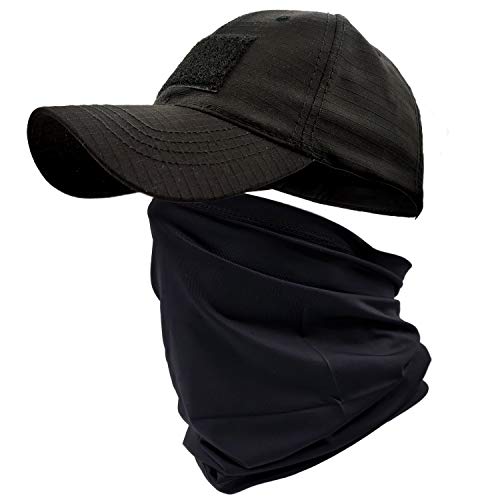 ehsbuy Camo Hüte für Männer mit Kühlung Halsgamasche Baseballmützen Gesichtsschal Maske Armee Taktische Militärmütze Halsrohr Snoods zum Laufen Jagd Camping Radfahren Angeln Outdoor Sports