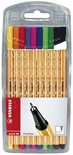 STABILO - Fineliner - point 88-10er Pack - Standardfarben