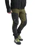 RevolutionRace Herren RVRC GP Pants, Hose zum Wandern und für viele Outdoor-Aktivitäten, Dark Olive, XL