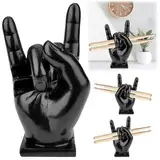 Creative Rock Hand, Drumstick Halter, Drumstick Halter Drumstick Holder Hand, Harz Rock Hand Drum Sticks Halter, Drumstick Halterung Home Dekoration Drumstick Lustiges Geschenk FüR Schlagzeuger