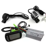 250W 350W Bike Brushless Motor Controller mit LCD-Display und Daumengas, regenerativer Bremsgasauslöser(24V 250W350W)