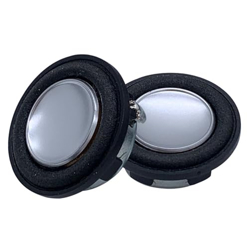 HOOLRZI 2 x 28-mm-Lautsprecher, 4 Ohm, 2 W, klein, für Kopfhörer, kleine Heimunterhaltung