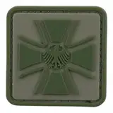 Patchlab Veteranenabzeichen Veteran Bundeswehr Deutschland PVC Morale Patch Respekt Solidarität Heer Marine Luftwaffe mit Hakenklett