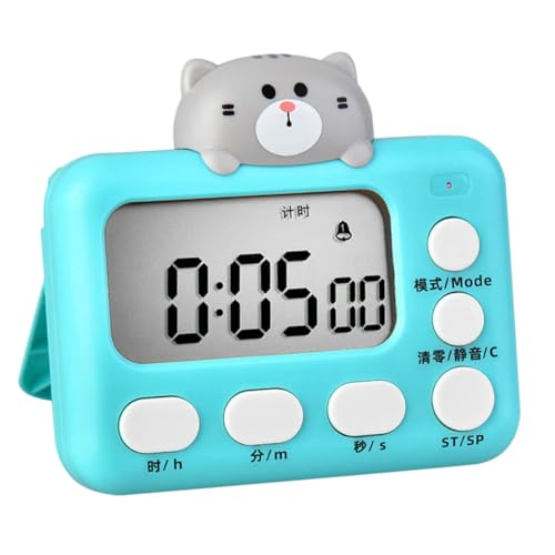 Garneck Cartoon Kätzchen Elektronischer Timer Küchentimer Zum Kochen Küchen Kochtimer Timer Für Die Küche Timer Für Dekor Zahnbürsten Timer Timer Zum Kochen Countdown Timer